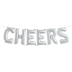 Not Specified CHEERS Foil Balloon Kit - Air Fill Only Letters, Number & KITS - AIR FILLED