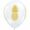 Not Specified Pineapple Balloons Clear - Single Or Pack - Helium Filled Or Flat