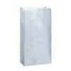 Metero Paper Loot Bags - Metallic Silver 10pk