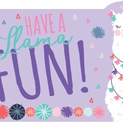 Balloon Agencies Llama Birthday Invitations Pk 8