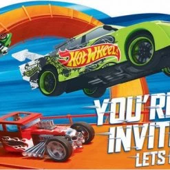 Balloon Agencies Hot Wheels Invitations Pk8