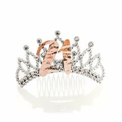 MDI Sashes, Tiaras & Badges Rose Gold Tiara - 21 Tiara