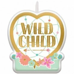 Balloon Agencies Boho Happy Birthday - Wild Child Candle Candles