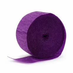 Alpen Purple Streamers - Crepe Paper