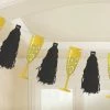 Balloon Agencies Champagne Glass Glitter Garland | Tassle Tassels