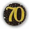 Alpen Sparkling Badge Gold & Black | #70 Sashes, Tiaras & Badges