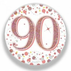 Alpen Sashes, Tiaras & Badges Sparkling Badge Rose Gold | #90