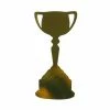 Not Specified Cutouts Trophy Cup Metallic Gold 30cm Pk12