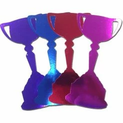 Not Specified Cutouts Trophy Cups Multi 30cm Pack Of 12