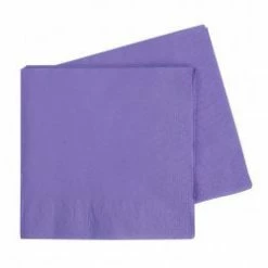 Five Star Napkins - Lunch Light Purple Napkins | Lunch Napkins | Premium Pk40