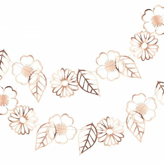 Balloon Agencies Ginger Ray Rose Gold Floral Garland
