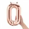 Not Specified Small Letter Balloon O - 41cm Rose Gold - Air Filled Only