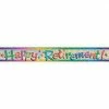 Alpen Happy Retirement Foil Banner