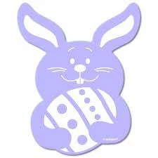 Not Specified Easter Bunny Mini Cutouts - Pk10