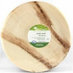 Haydens Eco Friendly & Wooden Supplies Wooden Plates | Round | 10inch Pk25