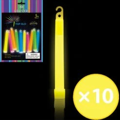 Alpen Glow Sticks Yellow | 15cm 10pk