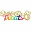 Balloon Agencies Lolly Buffet Sweets & Treats Sign Glitter Gold
