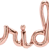 Jaz Trading Bride Balloon Rose Gold Script - Air Fill Only