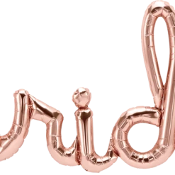 Jaz Trading Bride Balloon Rose Gold Script - Air Fill Only