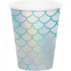 Balloon Agencies Mermaid Paper Cups | Shine Iridescent Pk8