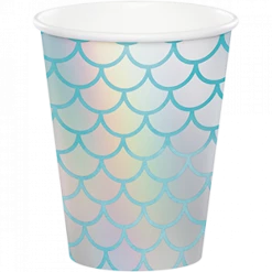Balloon Agencies Mermaid Paper Cups | Shine Iridescent Pk8