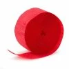 Alpen Red Streamers - Crepe Paper