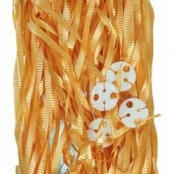 Five Star Ribbon & Pre-Ties Balloon Ribbon With Clips Pk25 ~ Gold