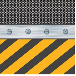 Balloon Agencies Construction Plastic Tablecover