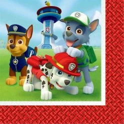 Balloon Agencies Napkins - Printed Paw Patrol Napkins Lunch Pk16
