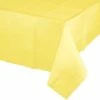 Metero Pastel Yellow Plastic Tablecover Tablecovers