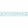 Not Specified Christening Foil Banner Sweet Baby Elephant Blue