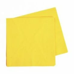 Five Star Napkins - Lunch Yellow Napkins | Lunch Napkins | Premium Pk40