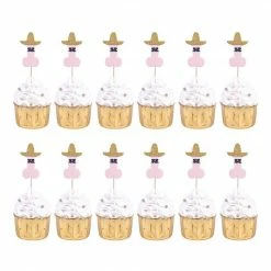 Pecka Products Fiesta Willy Cupcake Toppers 12pk Hens Night / Bridal Shower