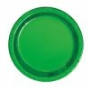 Meteor Plates - Plain Metallic Green Lunch Paper Plates Pk8