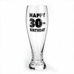 MDI 30th Birthday Beer Glass Glasses & Gifts