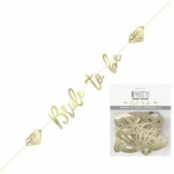 Meteor Bride To Be Gold Banner