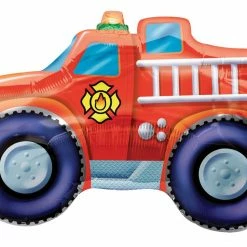 Not Specified Fire Truck Shape Balloon / Bouquet Send Balloons