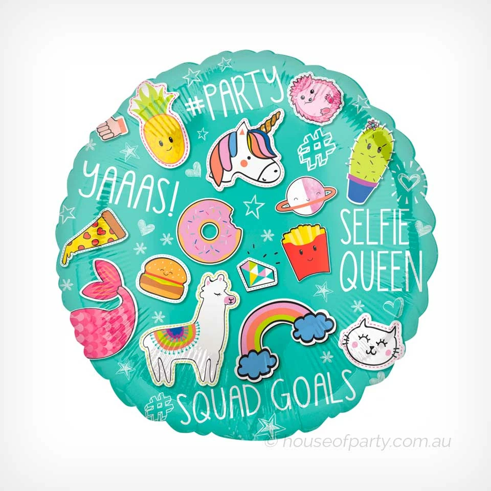 Not Specified Unicorn Selfie Celebrations Balloon / Bouquet