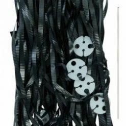 Five Star Balloon Ribbon With Clips Pk25 ~ BLACK