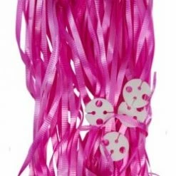 Five Star Balloon Ribbon With Clips Pk25 ~ MAGENTA