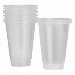 Five Star Clear Plastic Cups 285ml Pk50