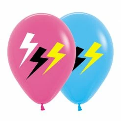 Not Specified Bolt Balloons Assorted - Single Or Pack - Helium Filled Or Flat Printed Balloons