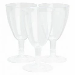 Five Star Wine Glasses Plastic Pk8 - 177ml Catering