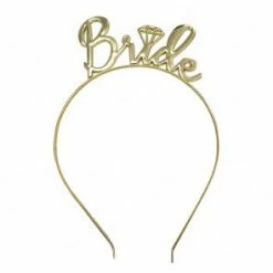 Pecka Products Gold Bride Headband