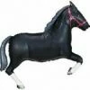 Not Specified Horse Balloon Black Large Shape - Foil Balloons