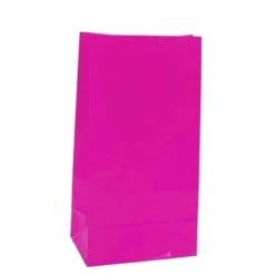 Metero Party Bags | Paper | Hot Pink | 12pk Loot Bags / Treat Boxes