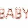 Haydens Rose Gold BABY Letter Balloon - Air Fill Only