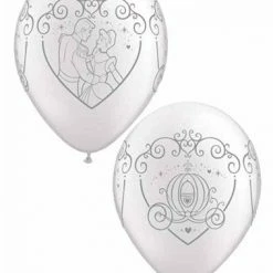 Not Specified Cinderella Balloons - Single Or Pack - Helium Filled Or Flat Printed Balloons