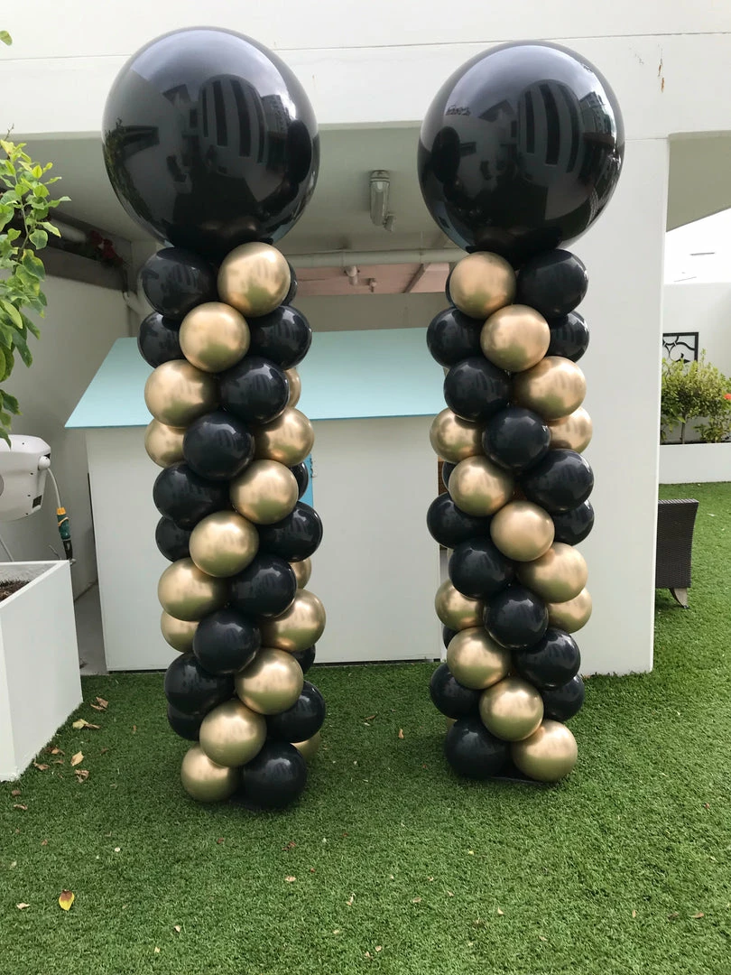 Not Specified Balloon Pillar - W/ Giant Round Balloon Arches & Pillars