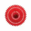 Five Star Paper Decor & Lanterns Hanging Fan 40cm | Red
